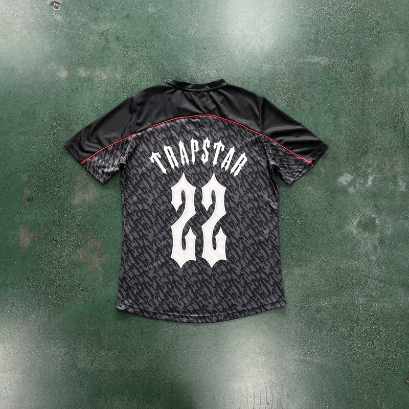 Camiseta Trapstar Football Jersey Vermelho/Cinza