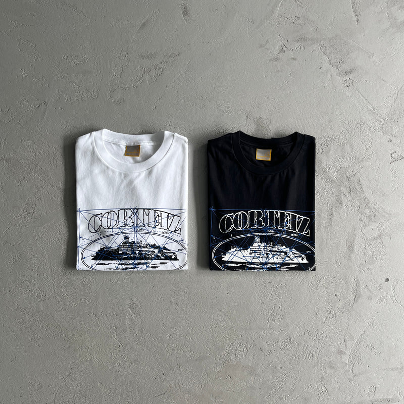 Camiseta Corteiz “Alcatraz Coordinates”