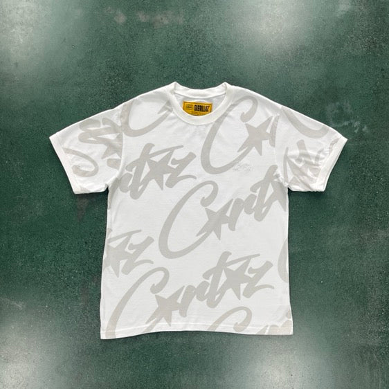 Camiseta Corteiz "Alcatraz Full Print White"