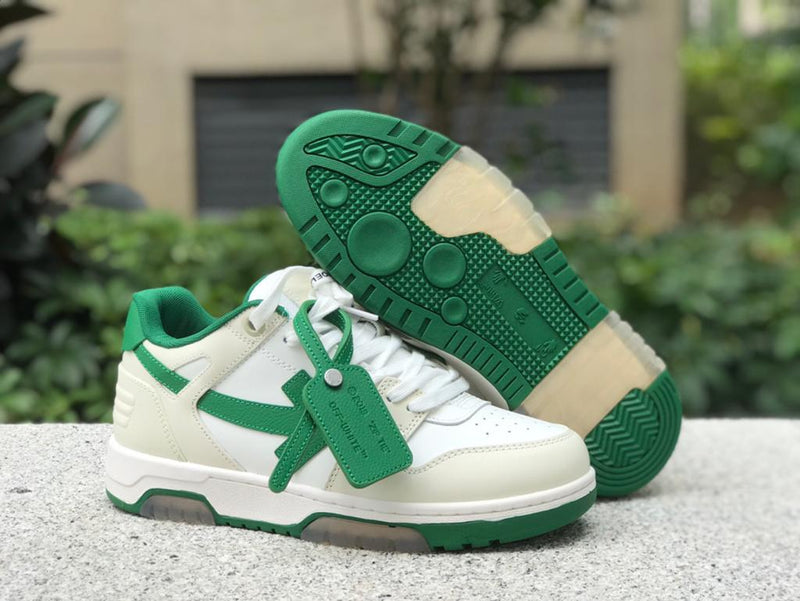 OFF-WHITE Out Of Office OOO Low "White Green"