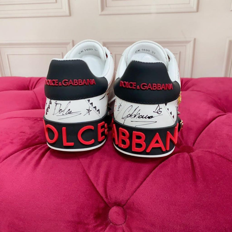 Dolce Gabbana Low "White Red"