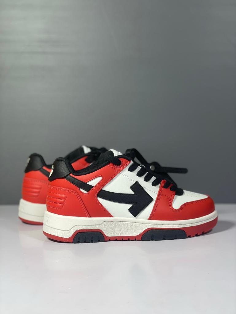 OFF-WHITE Out Of Office OOO Low " White Red Black"