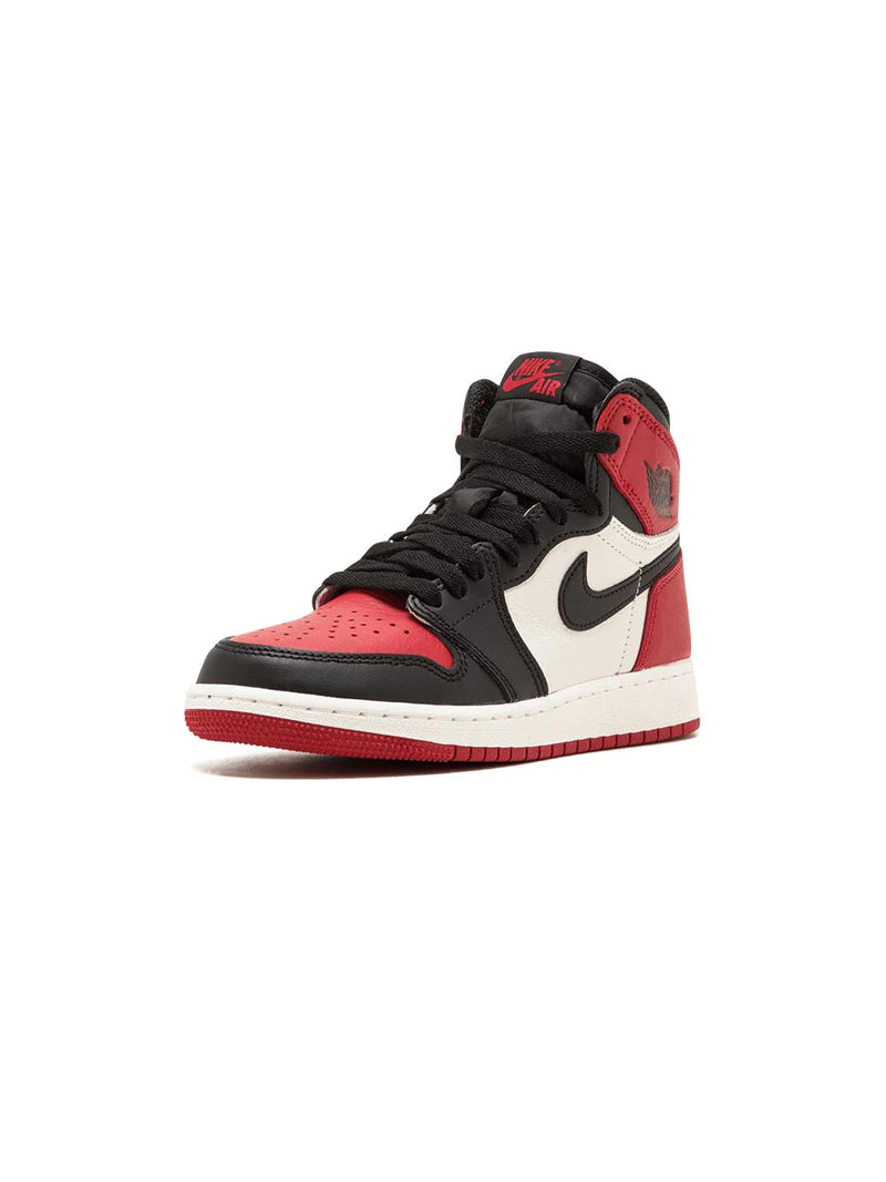 Nike Air Jordan 1 Retro High Kids "Black Toe"