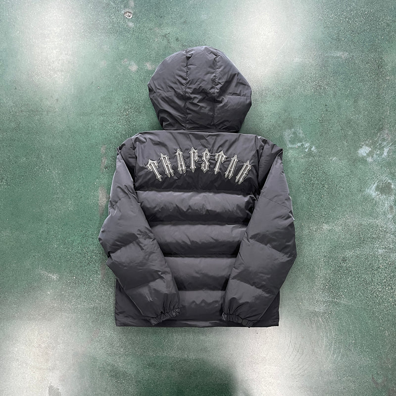 Jaqueta Trapstar Detachable Hooded Puffer Jacket Stone