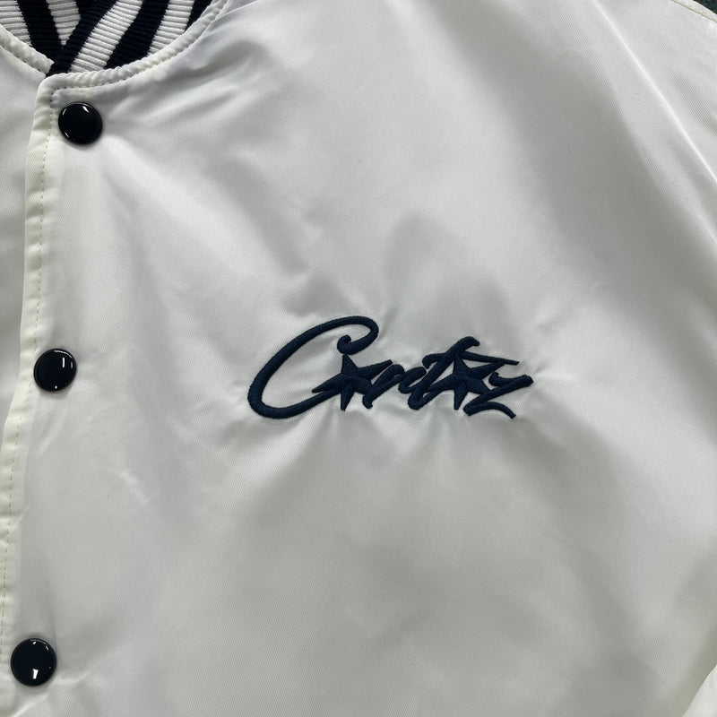 Jaqueta Corteiz White Stadium Jacket