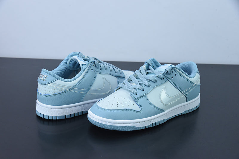 Nike Dunk Low "Clear Blue Swoosh"