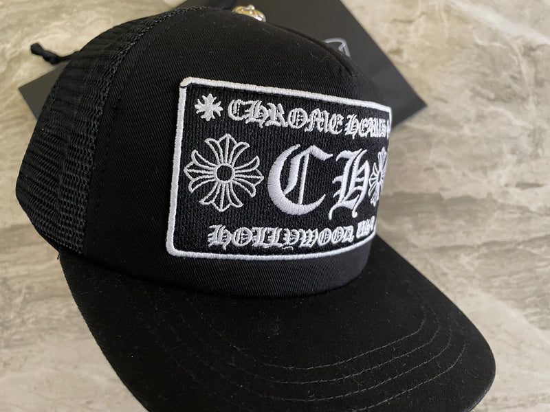 Boné Chrome Hearts Hollywood Trucker Hat Preto