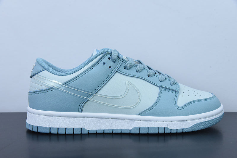 Nike Dunk Low "Clear Blue Swoosh"