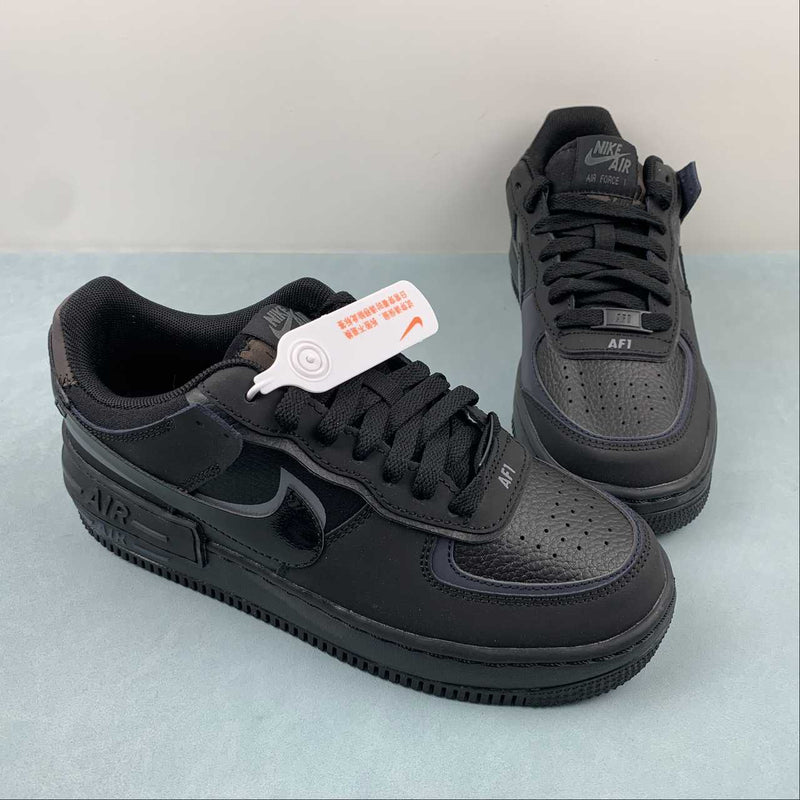 Nike Air Force 1 Low Shadow "Black Black"