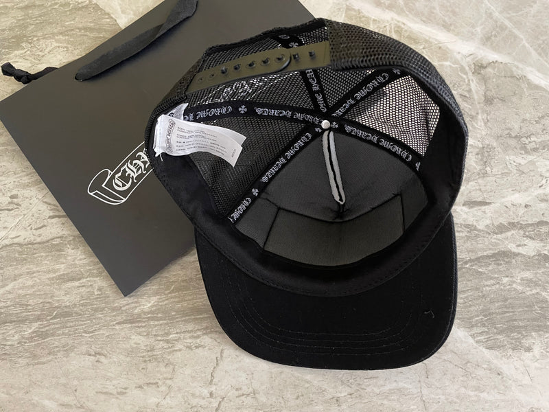 Boné Chrome Hearts Hollywood Trucker Hat Preto