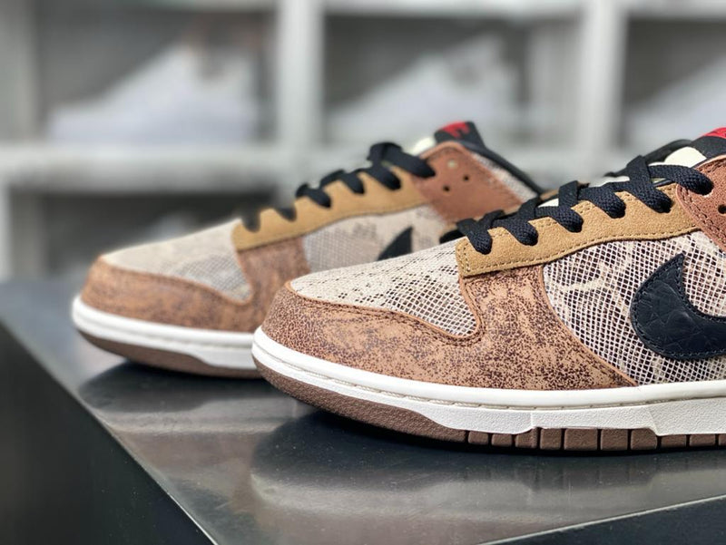 Nike Dunk Low PRM "CO.JP Brown Snakeskin"