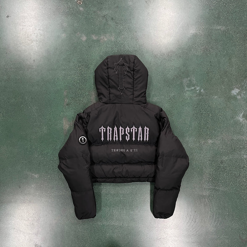 Jaqueta Trapstar Decoded Hooded 2.0 Jacket Feminino Preto