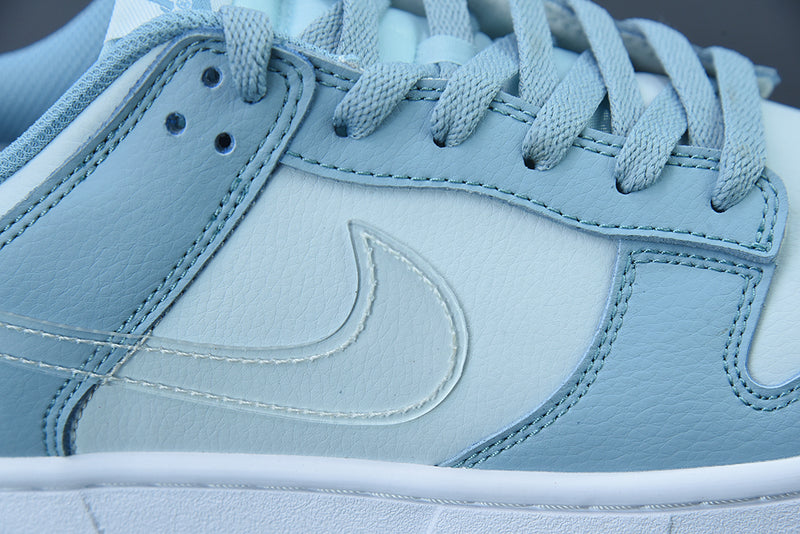 Nike Dunk Low "Clear Blue Swoosh"