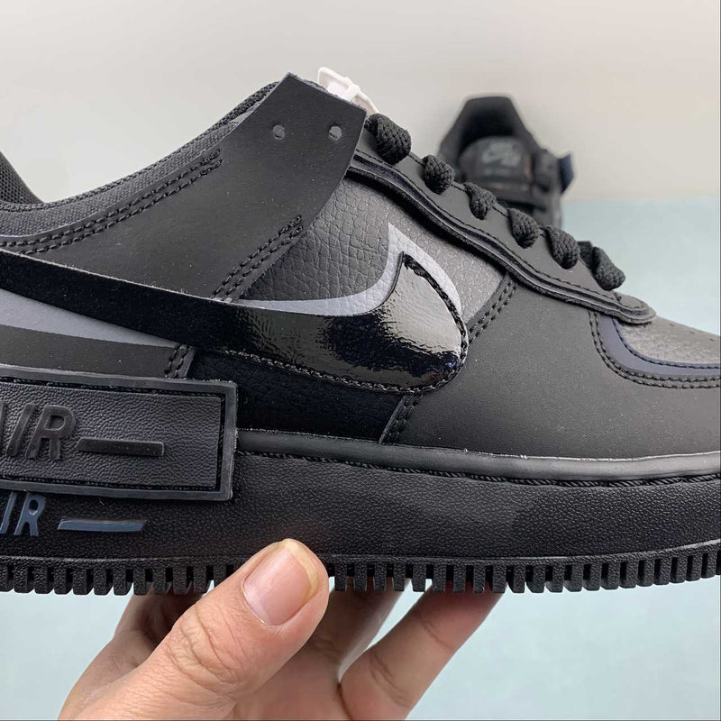 Nike Air Force 1 Low Shadow "Black Black"