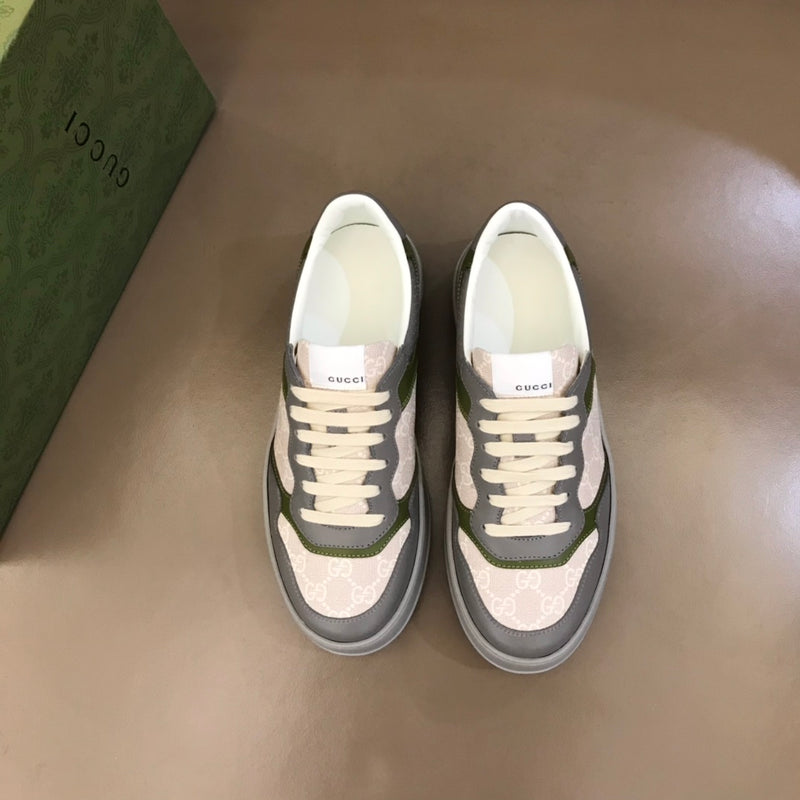 Gucci GG "Supreme Canvas Green and Grey"