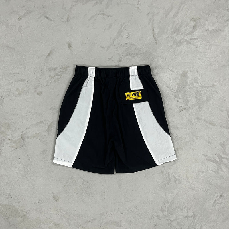 Corteiz Spring Shorts Preto/Branco