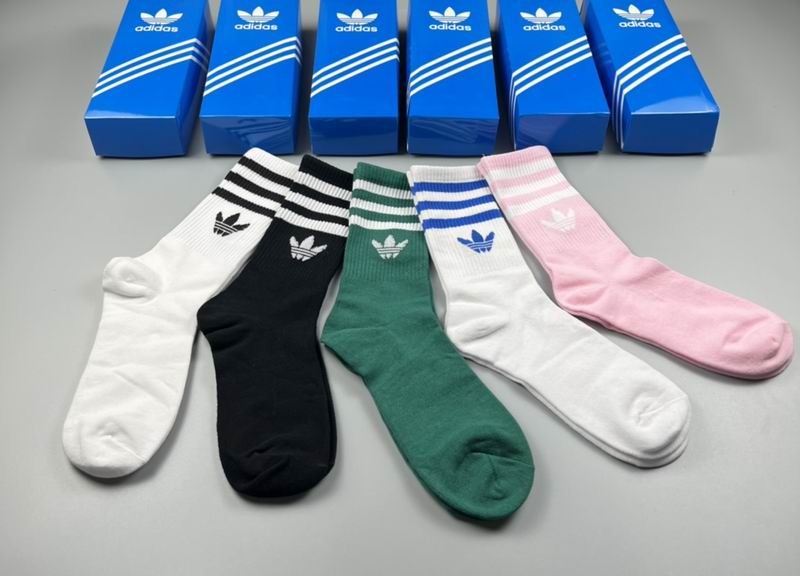 Meia Adidas Cano Alto Basic Colors