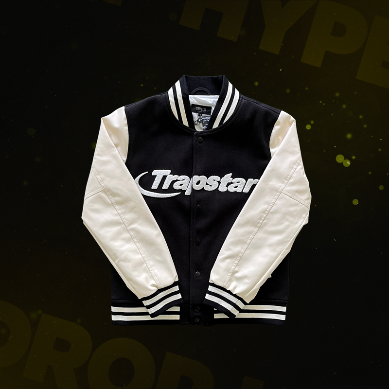 Jaqueta Trapstar Faux Leather Varsity Jacket