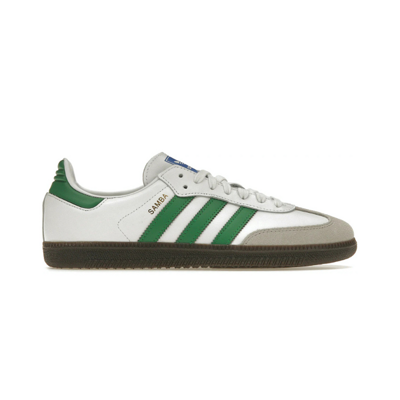 Adidas Samba Low OG "Footwear White Green"