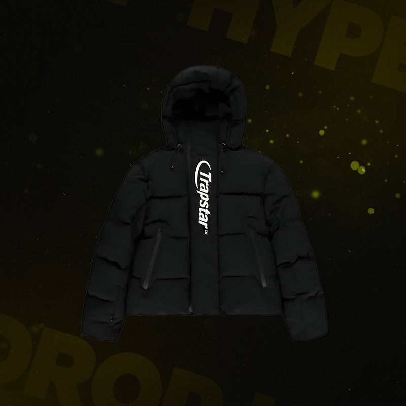 Jaqueta Trapstar Hyperdrive Technical Puffer Preto