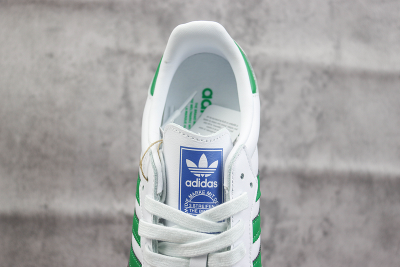 Adidas Samba Low OG "Footwear White Green"