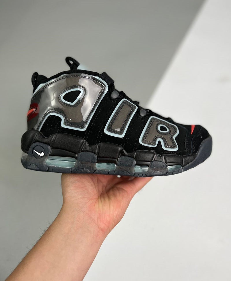 Nike Air More UpTempo 96 "Black Chile Red"