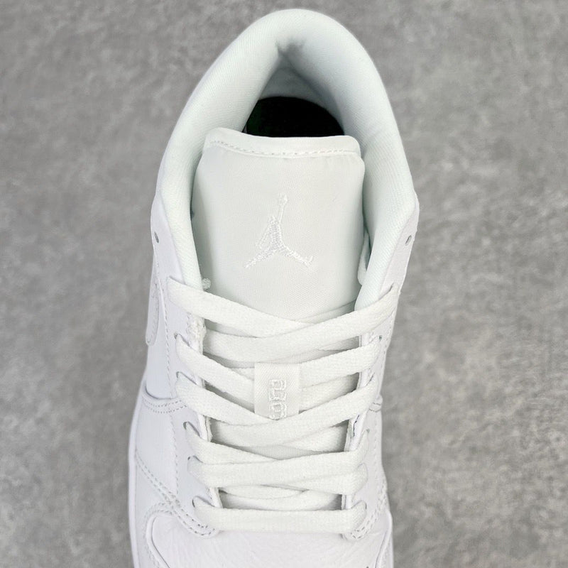 Triple white sale air jordan 1