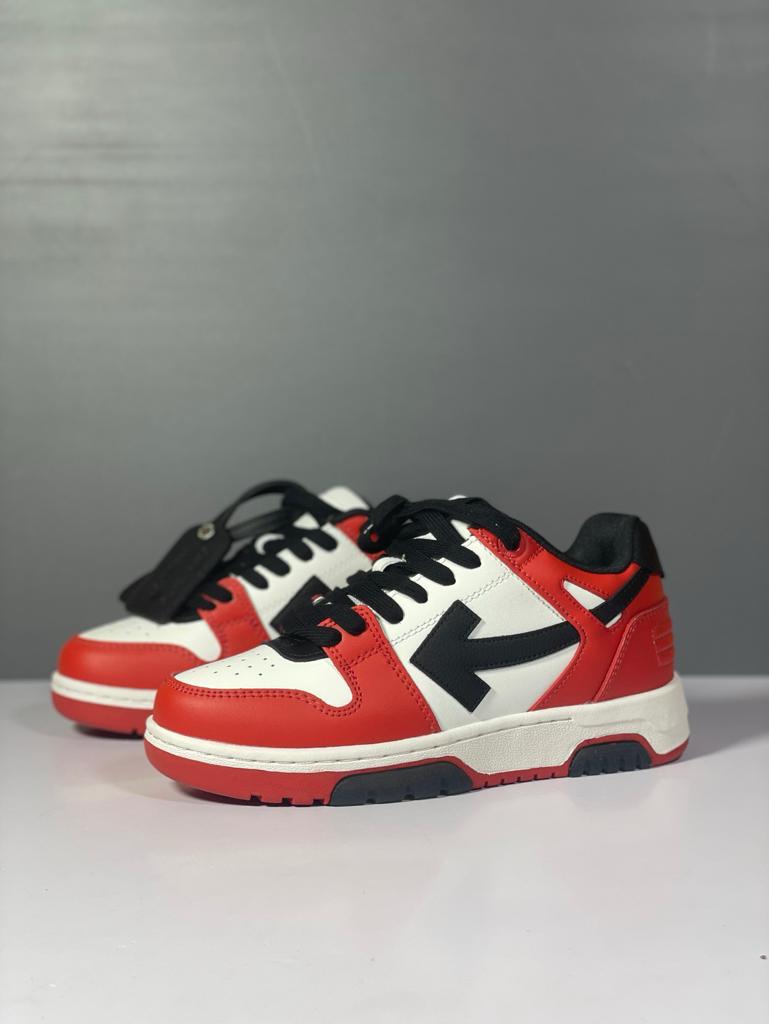 OFF-WHITE Out Of Office OOO Low " White Red Black"