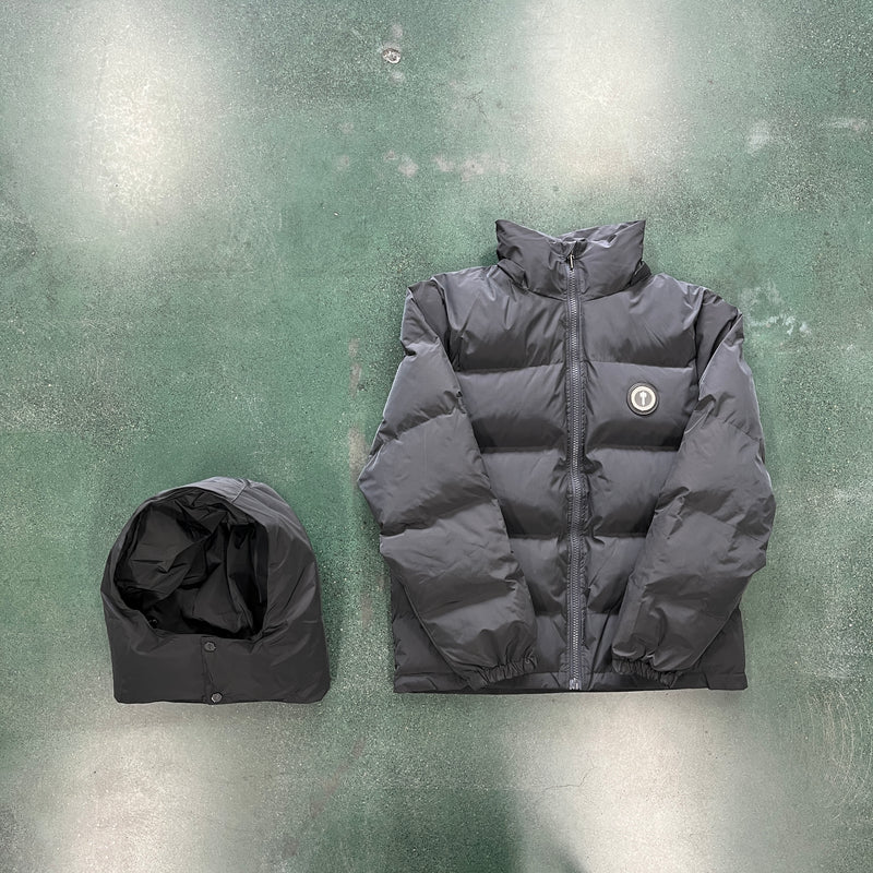 Jaqueta Trapstar Detachable Hooded Puffer Jacket Stone