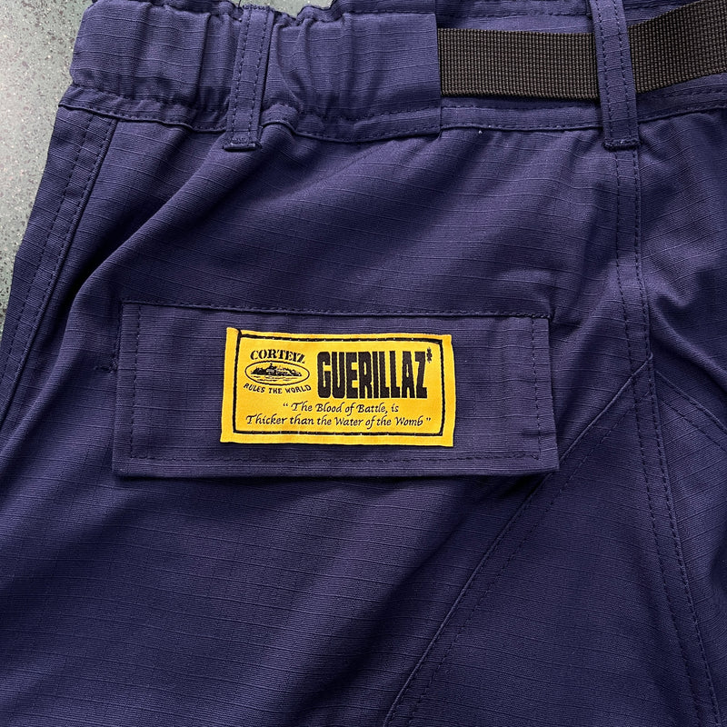 Calça Corteiz Guerillaz Cargo Navy Blue