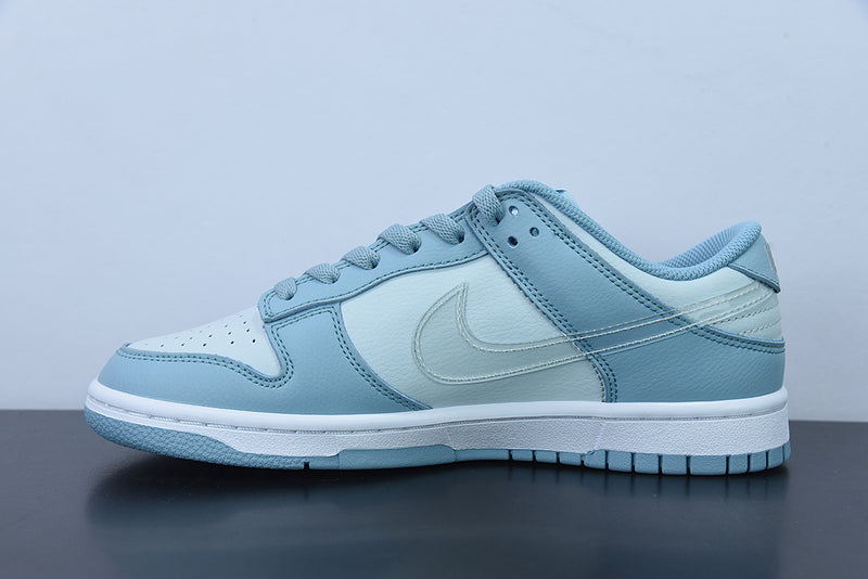 Nike Dunk Low "Clear Blue Swoosh"