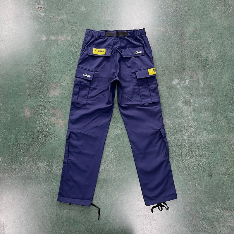 Calça Corteiz Guerillaz Cargo Navy Blue