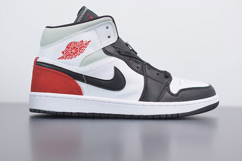 Nike Air Jordan 1 Mid SE "Red Black Toe"