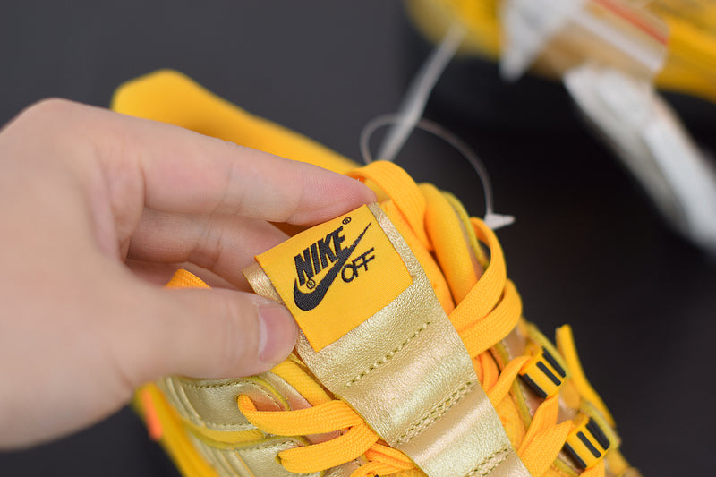 Nike x Off-White Air Rubber Dunk “University Gold”