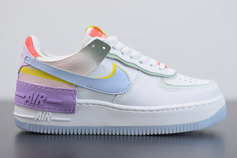 Nike Air Force 1 Shandow White Hydrogen Blue