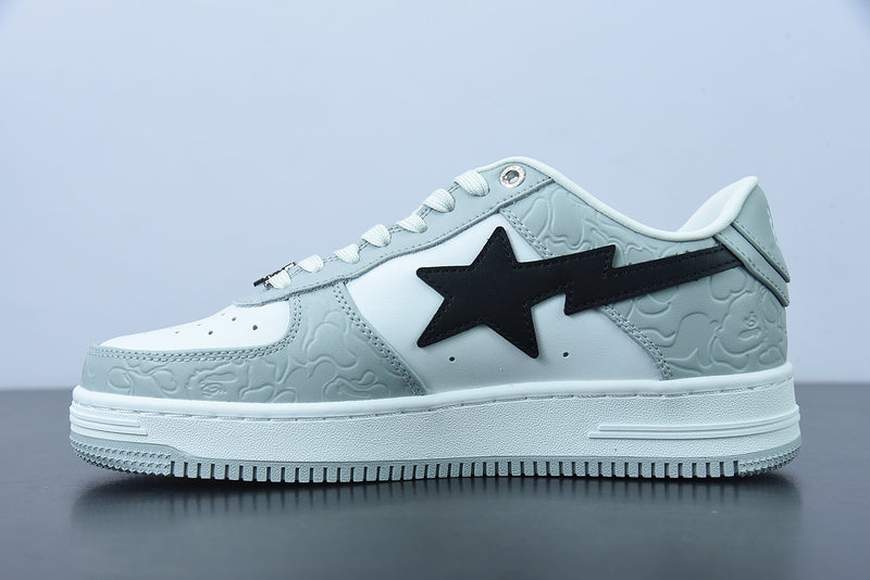 A Bathing Ape Bape Sta Low M2 "White Grey"