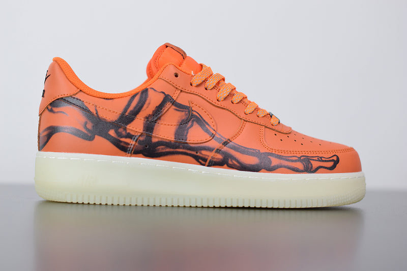 Nike Air Force 1 Skeleton Orange