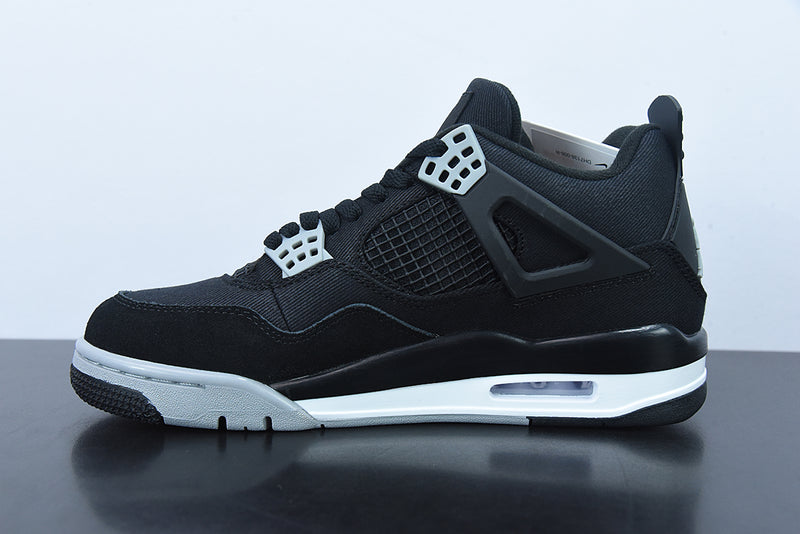 Nike Air Jordan 4 Retro "Black Canvas"