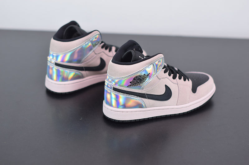 Nike Air Jordan 1 Mid "Dirty Powder Iridescent"