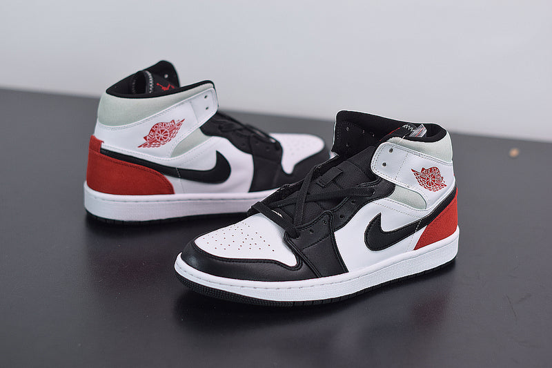 Nike Air Jordan 1 Mid SE "Red Black Toe"