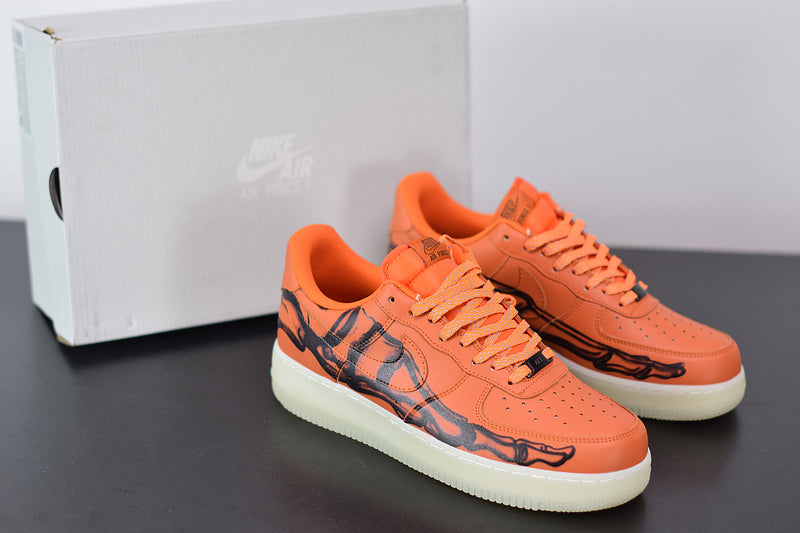 Nike Air Force 1 Skeleton Orange