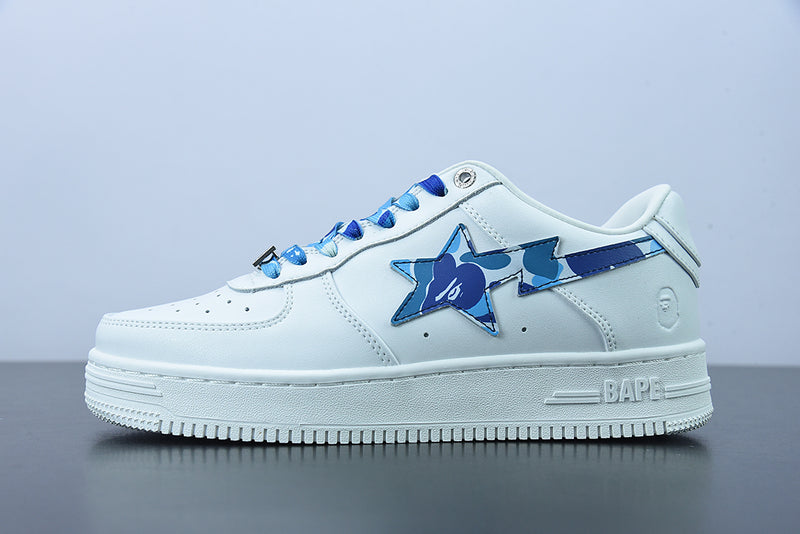 A Bathing Ape Bape Sta Low "Camo Blue"