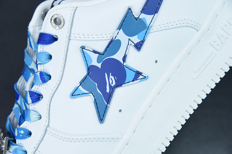 A Bathing Ape Bape Sta Low "Camo Blue"