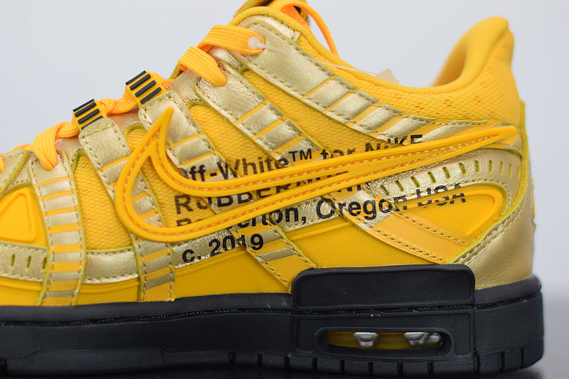 Nike x Off-White Air Rubber Dunk “University Gold”