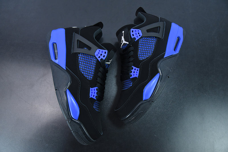 Nike Air Jordan 4 Retro "Black/Military Blue"