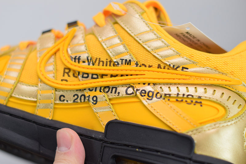 Nike x Off-White Air Rubber Dunk “University Gold”