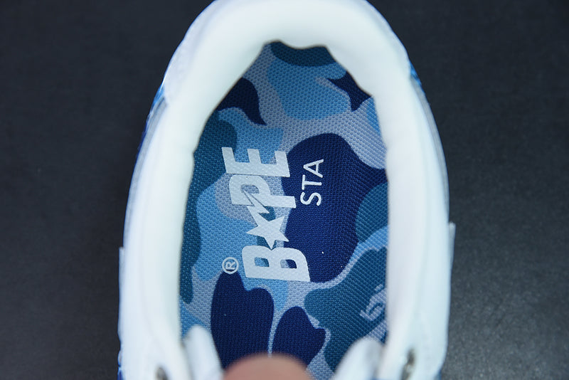 A Bathing Ape Bape Sta Low "Camo Blue"