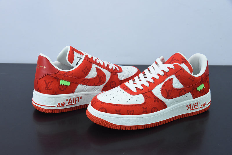Nike Air Force low X Louis Vuitton X Off-White “Red White"