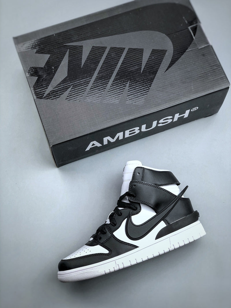 Nike Dunk High "Ambush Black White"