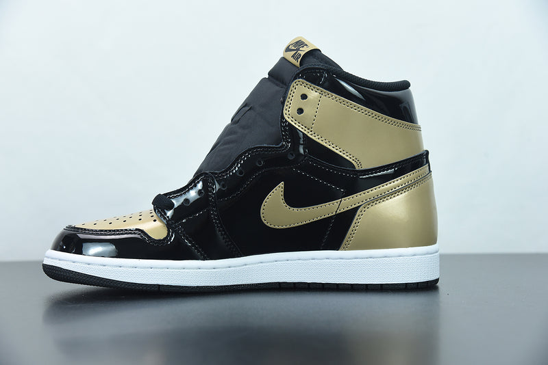 Nike Air Jordan 1 Retrô High NRG Patent Gold Toe